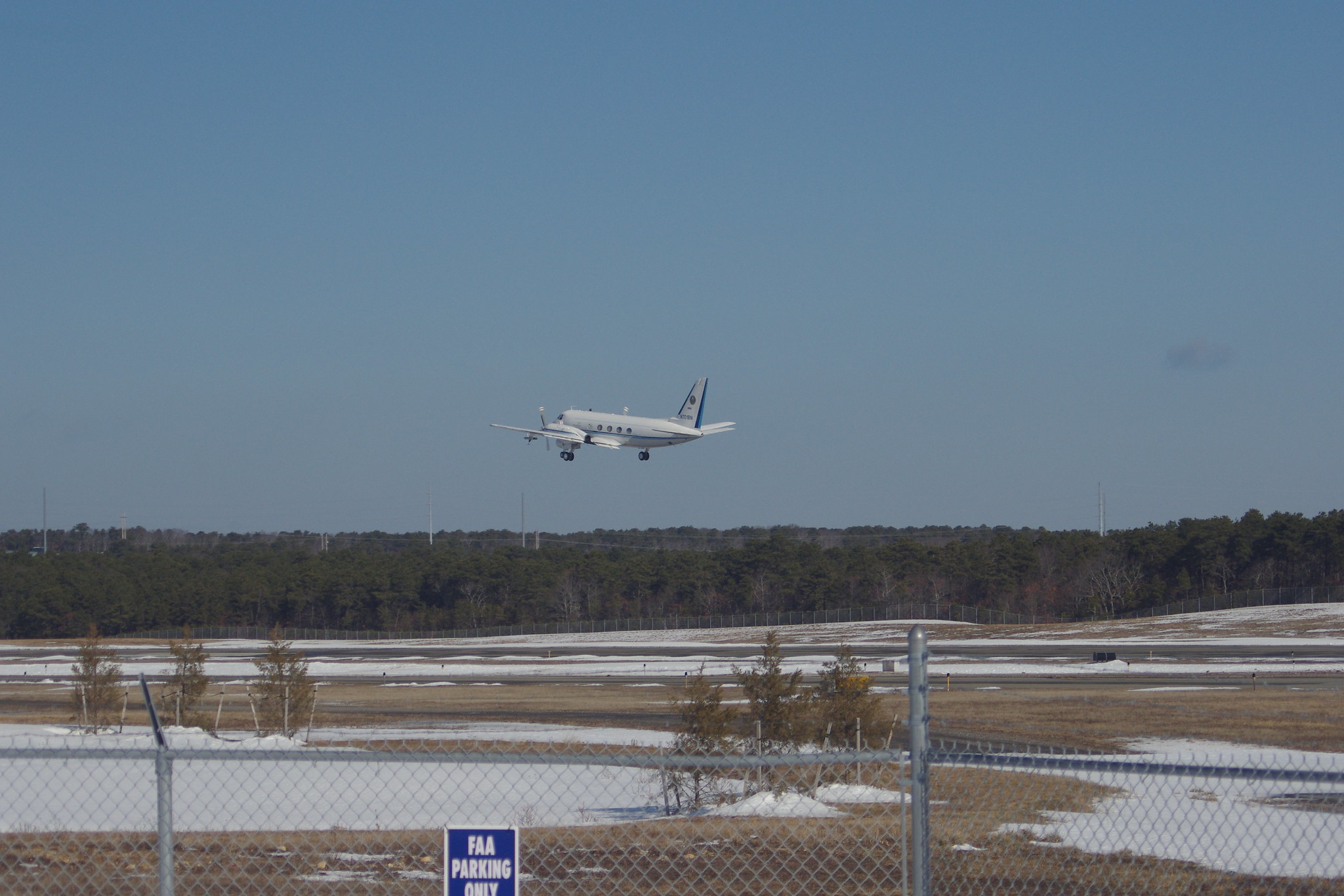 ARM’s Gulfstream-159 (G-1) research aircraft takes off for a TCAP flight from Cape Cod Gateway Airport in Hyannis, Massachusetts, in February 2013.