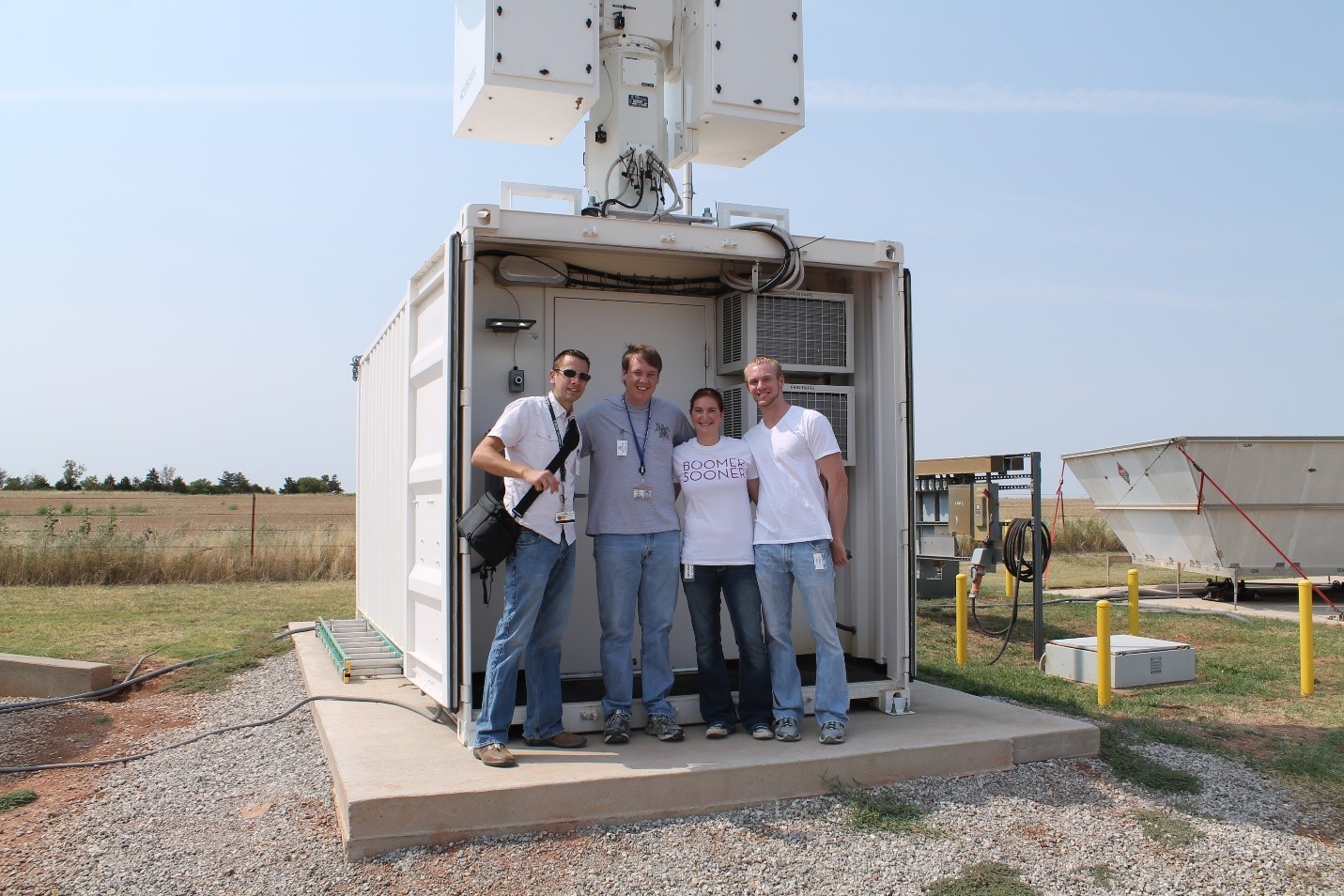 Adam Theisen and University of Oklahoma students