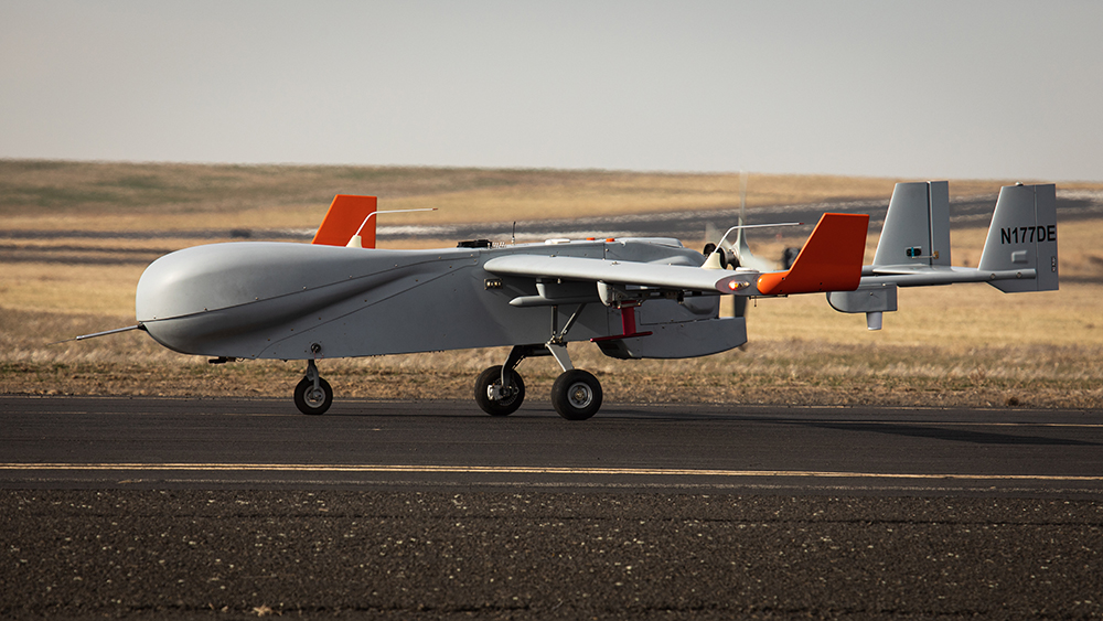 The ArcticShark sits on the tarmac.