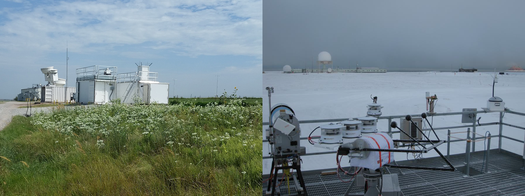 Southern Great Plains and Oliktok Point, Alaska, ARM sites